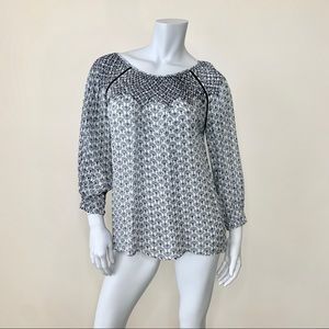 Anthropologie 3/4 Length Sleeve Blouse
